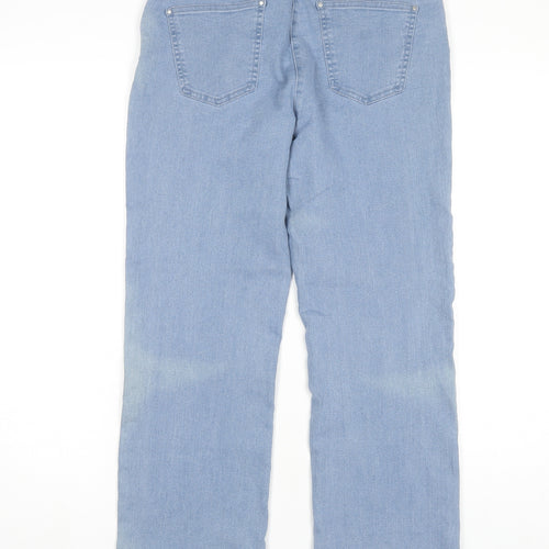 Cotton Traders Women's Blue Regular Fit Jeans Size 10
