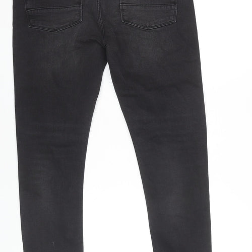 ASOS Men's Black Skinny Distressed Jeans Size 36