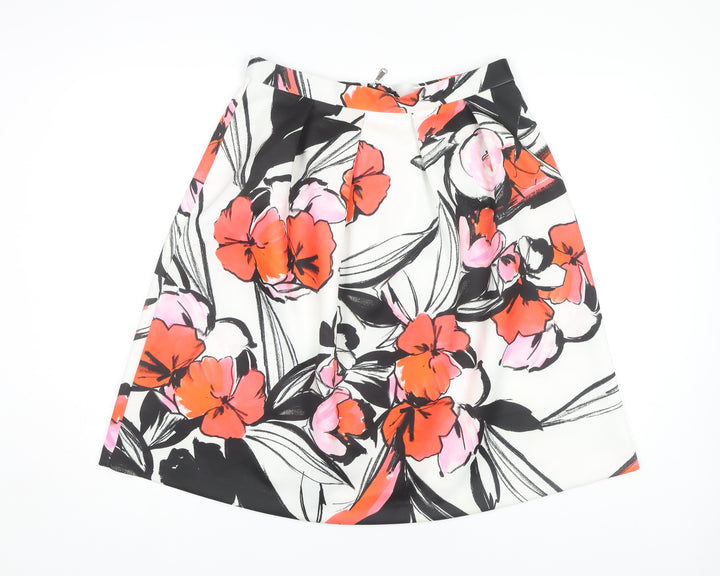 Roman Women's Multicoloured Floral A-Line Skirt Size 14