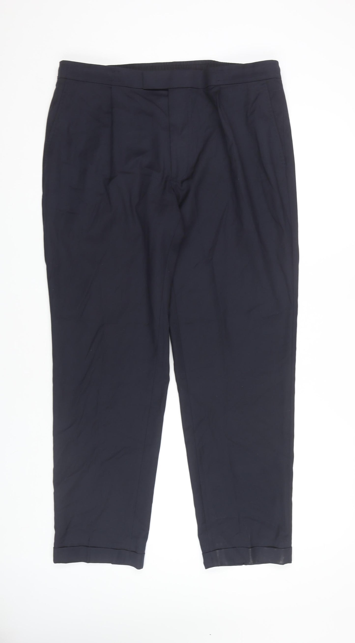 Marks and Spencer Men's Black Trousers, Size 38, Formal Wear