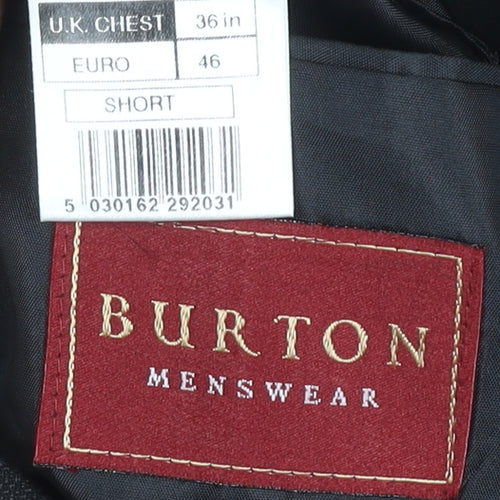 Burton Grey Men's 36 Short Suit Jacket
