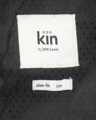 Kin by John Lewis Black Men’s Slim Blazer - 38R