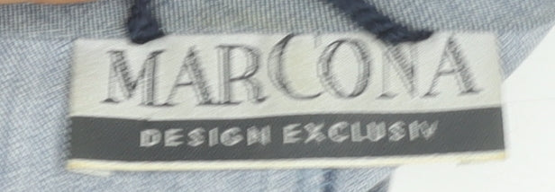 Marcona Women's Blue Size 14 Button Blazer