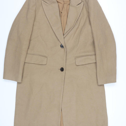 Marks and Spencer Women's Beige Long Overcoat
