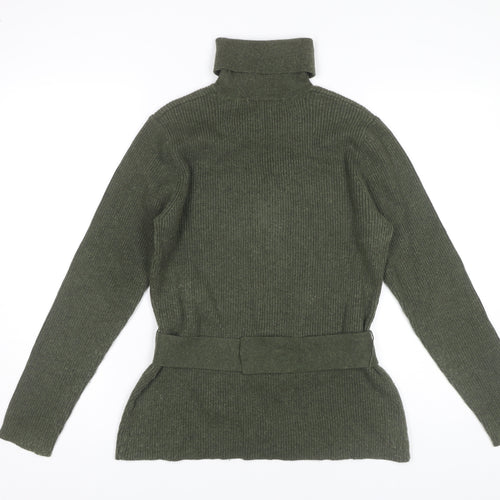 Principles Women's Green Roll Neck Jumper, Size 14