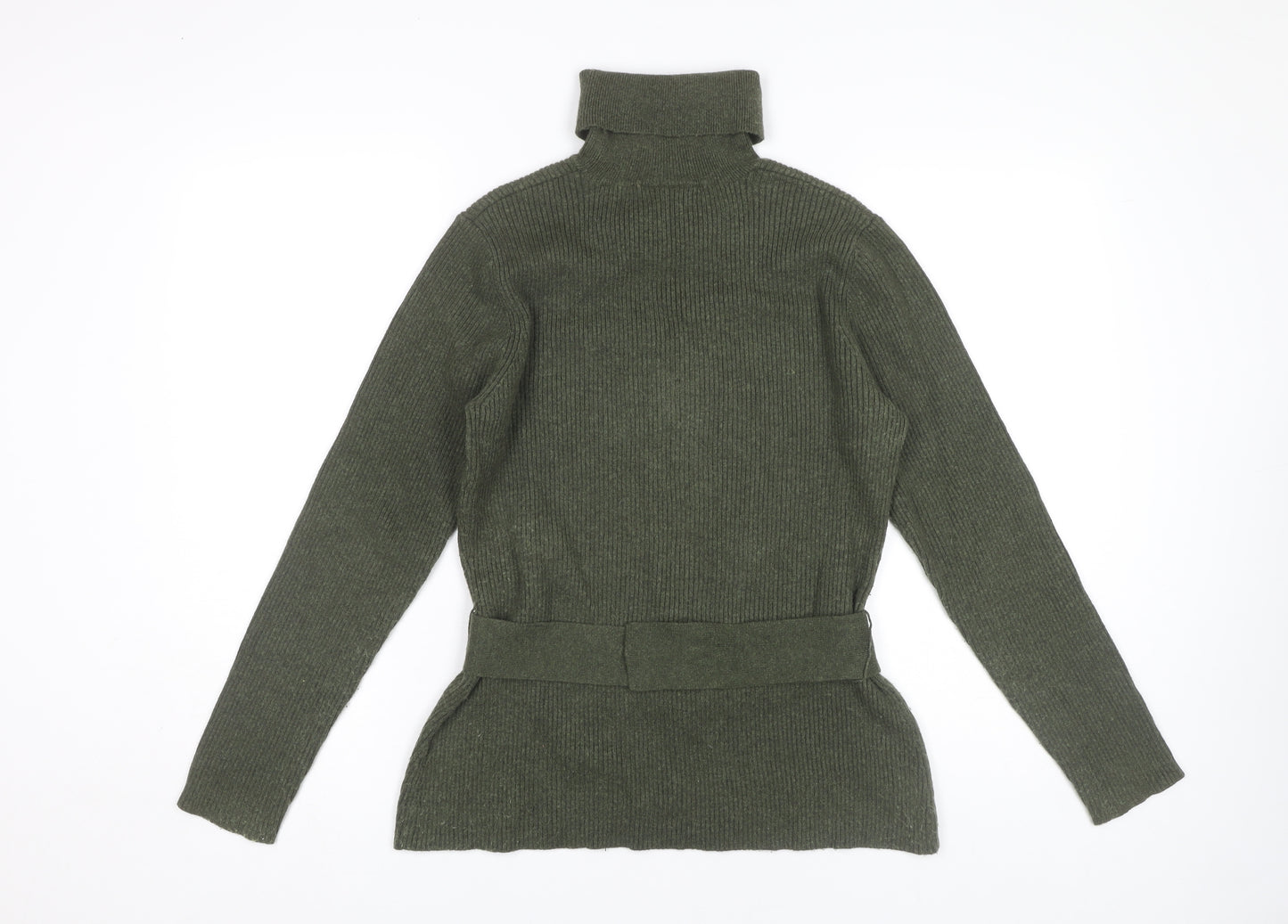 Principles Women's Green Roll Neck Jumper, Size 14