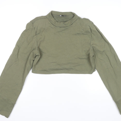 Noughts & Kisses Green Women's Cropped Top