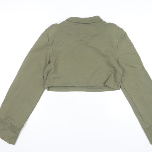 Noughts & Kisses Green Women's Cropped Top