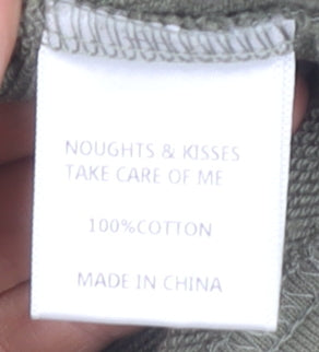 Noughts & Kisses Green Women's Cropped Top