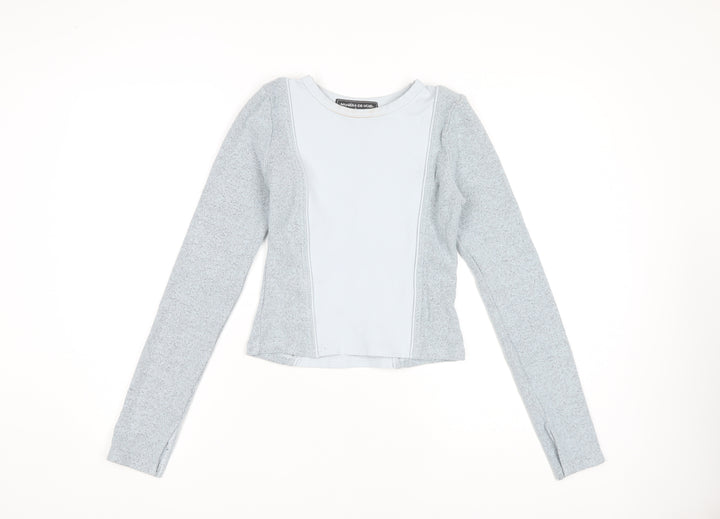 Manière De Voir Women's Grey Long Sleeve Top