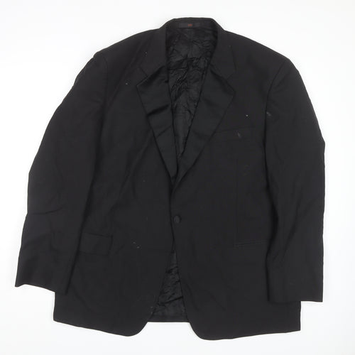Horne Brothers Men's Black 46R Wool Tuxedo Blazer