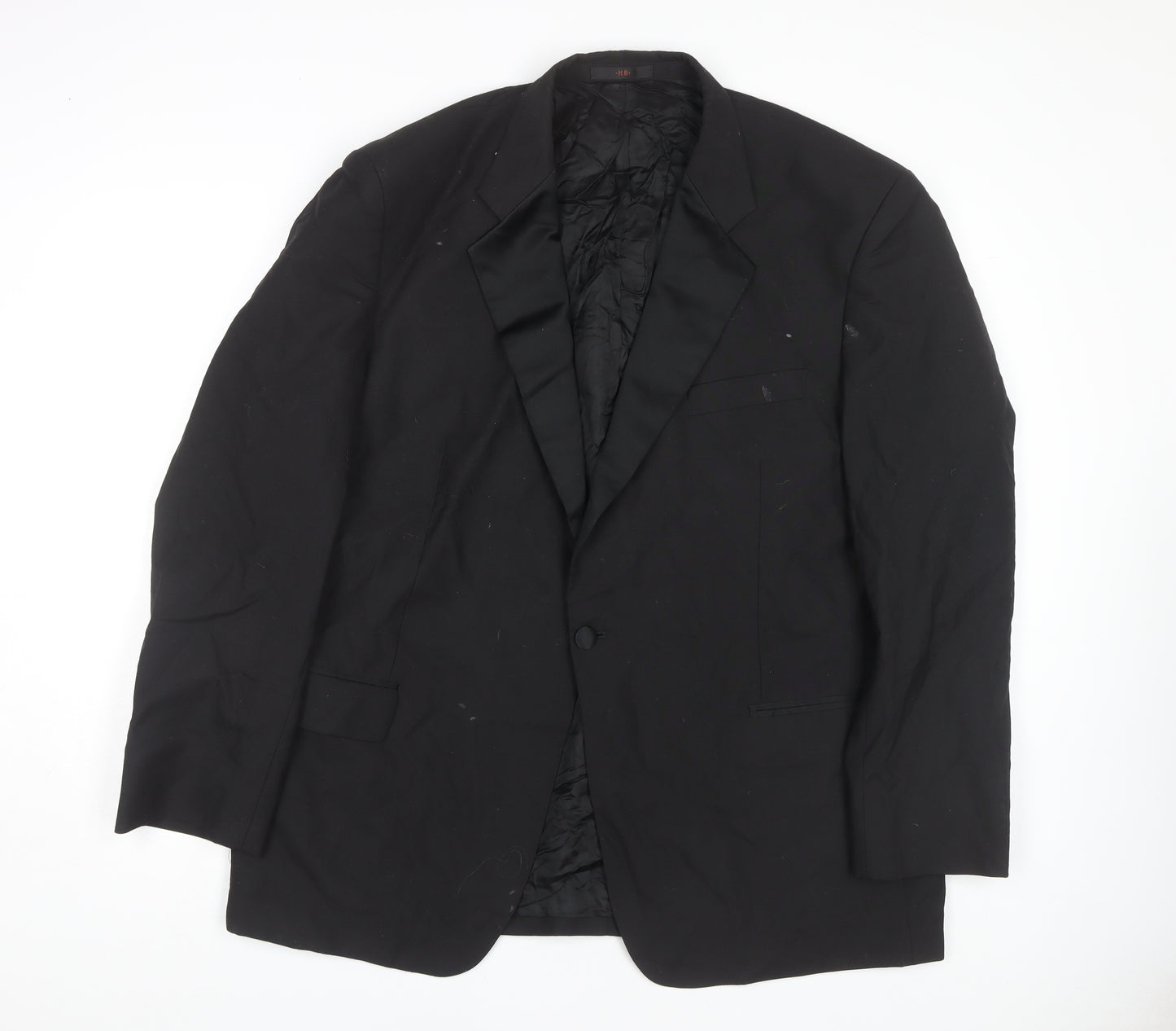 Horne Brothers Men's Black 46R Wool Tuxedo Blazer