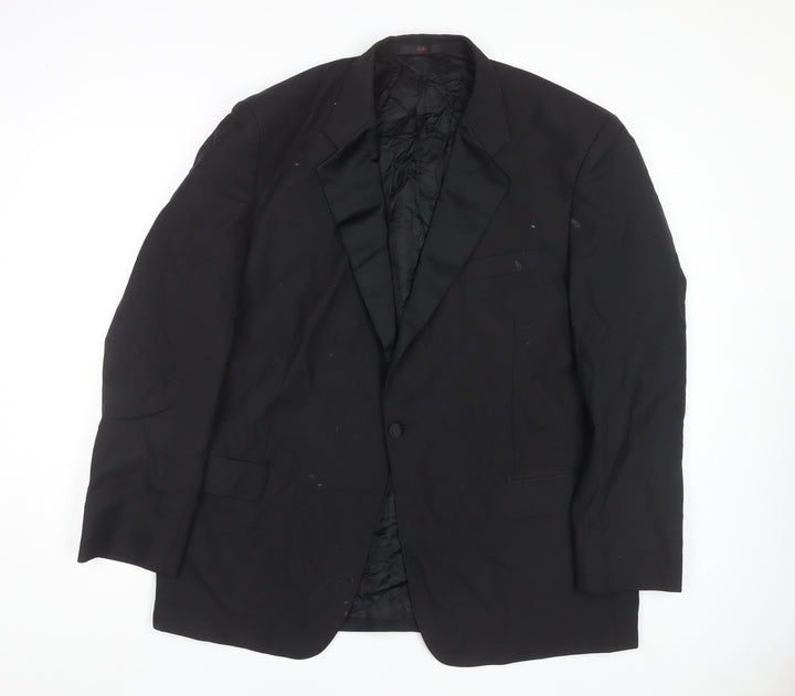 Horne Brothers Men's Black 46R Wool Tuxedo Blazer
