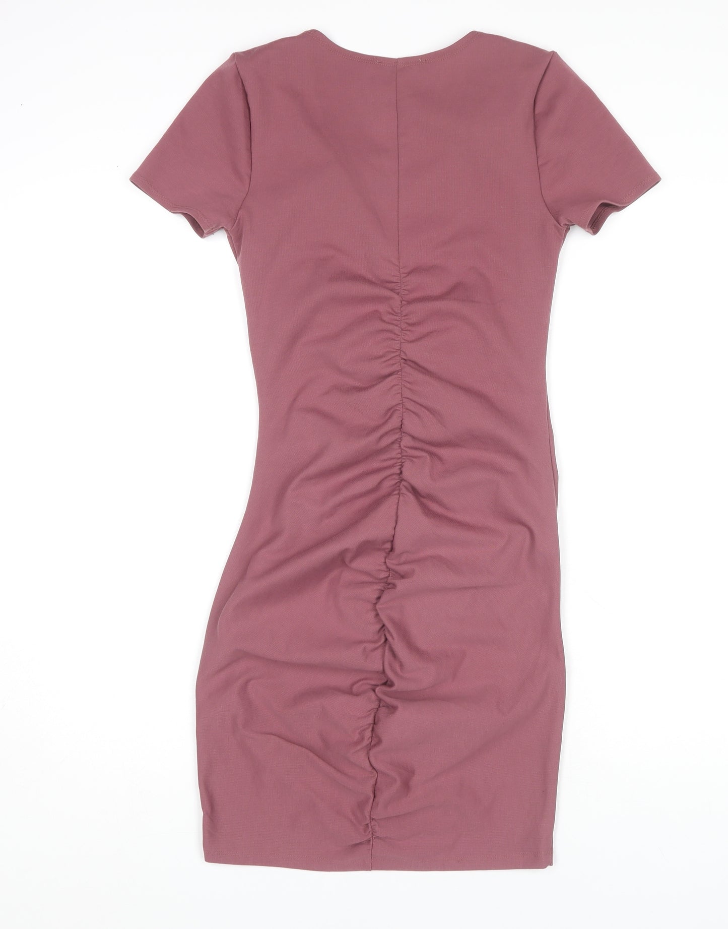 Zara Women's Pink Bodycon Dress Size M