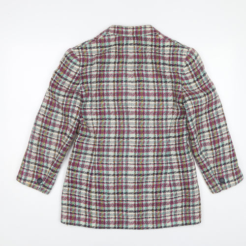 Planet Women's Multicoloured Plaid Blazer Size 8