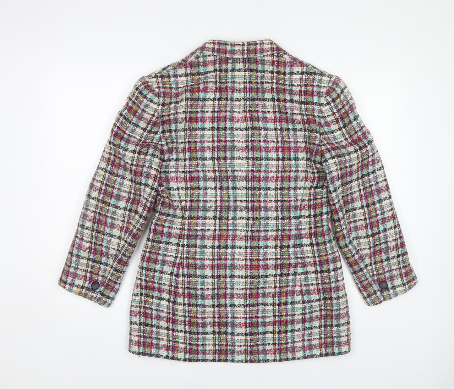 Planet Women's Multicoloured Plaid Blazer Size 8