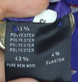 Barucci Women's Blue Blazer, Size 20, Buttoned, Lined