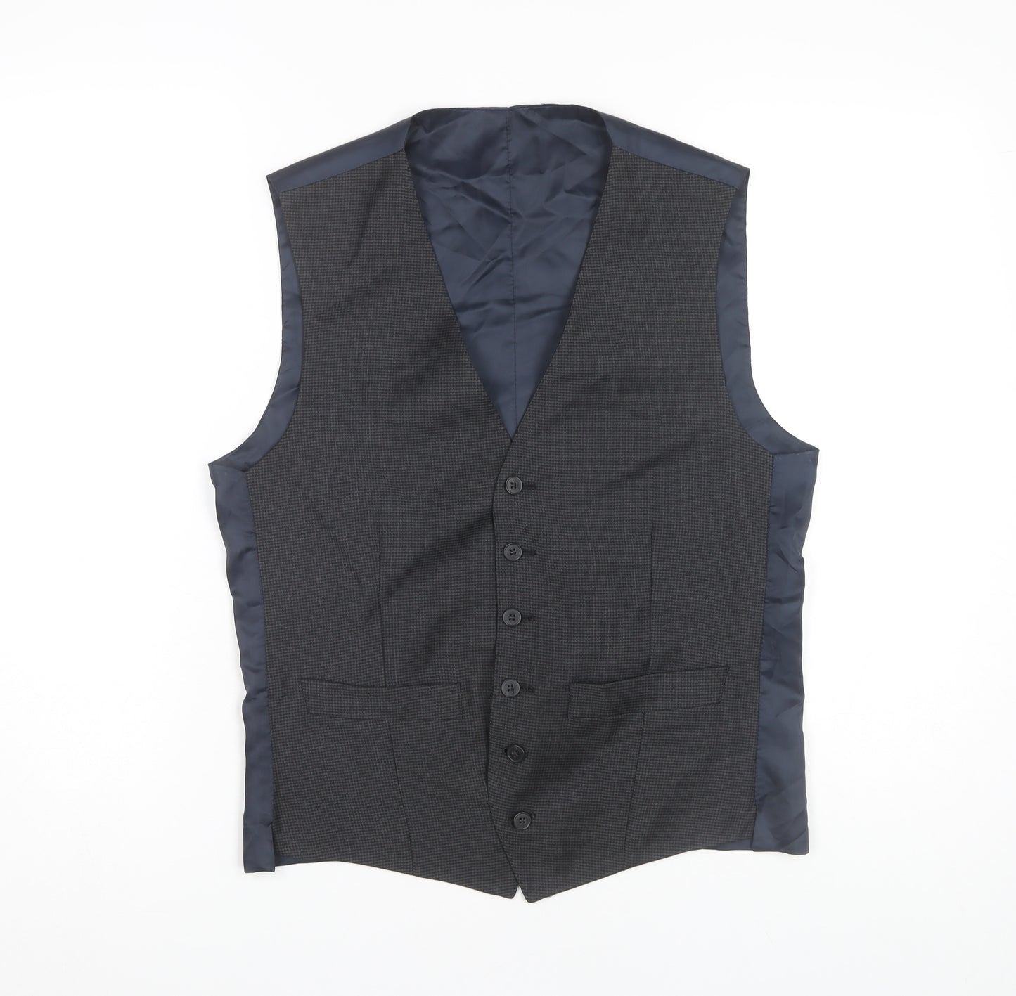 Hammond & Co. Men's Grey Waistcoat - 38 Regular Fit