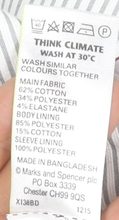 Marks and Spencer Women's Blazer White Size 12