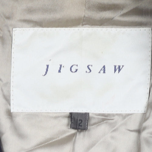 Jigsaw Women's Blue Wool Blend Blazer Size 12