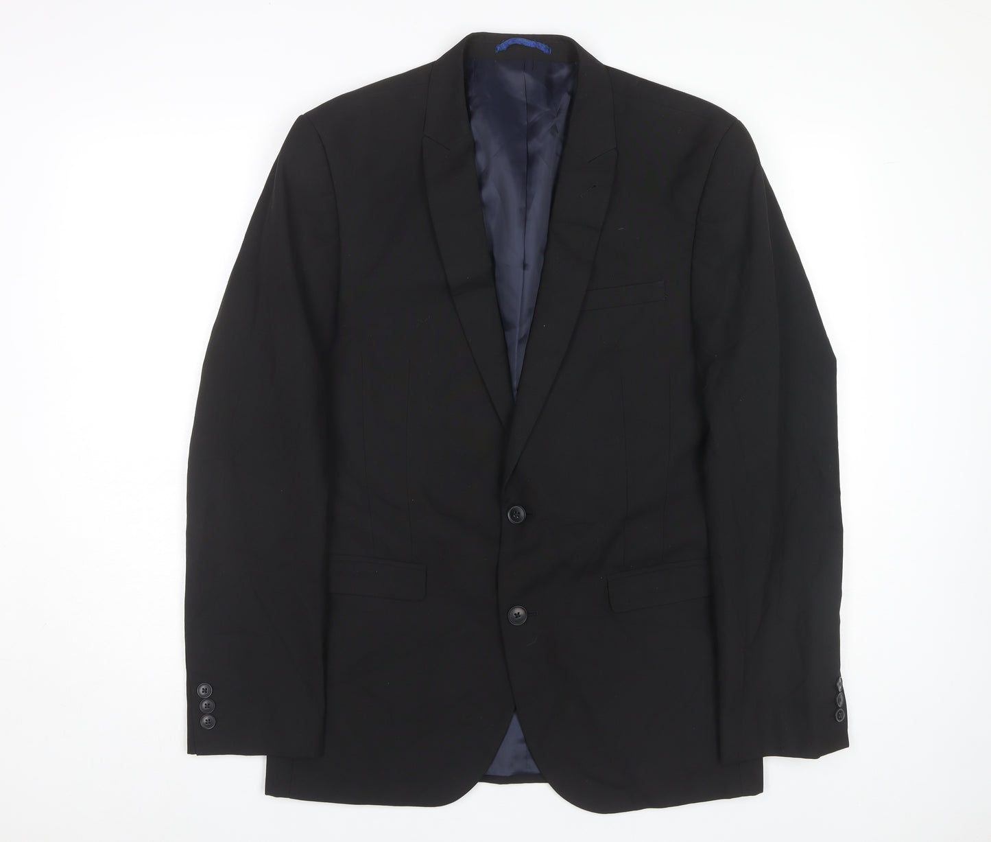 Next Men's Black Blazer 40R Classic Formal