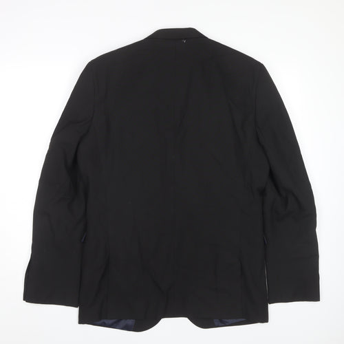 Next Men's Black Blazer 40R Classic Formal