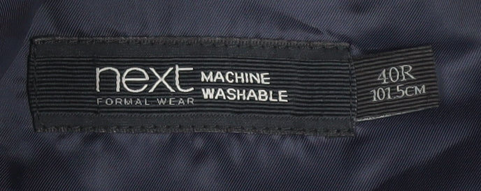 Next Men's Black Blazer 40R Classic Formal