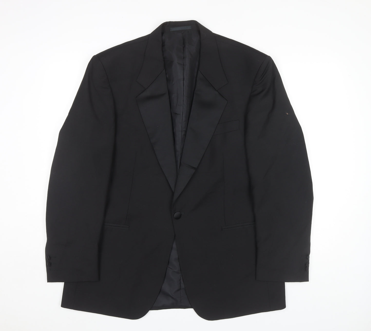 Premiere Collection Men's Black Tuxedo Blazer, Size 40, Formal Jacket