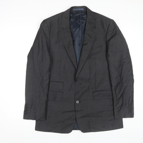 Hammond & Co. Men's Grey Blazer 38R Chest Single-Breasted