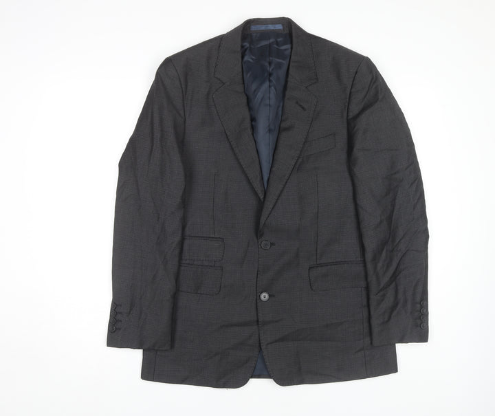 Hammond & Co. Men's Grey Blazer 38R Chest Single-Breasted