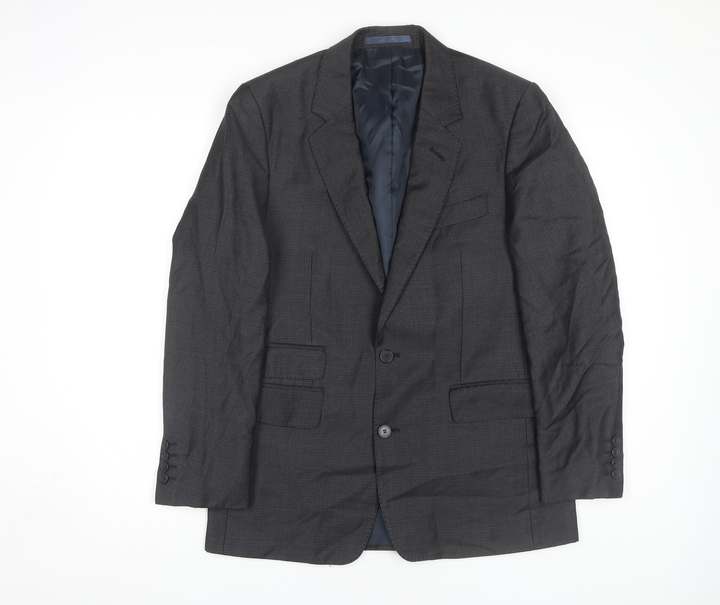 Hammond & Co. Men's Grey Blazer 38R Chest Single-Breasted