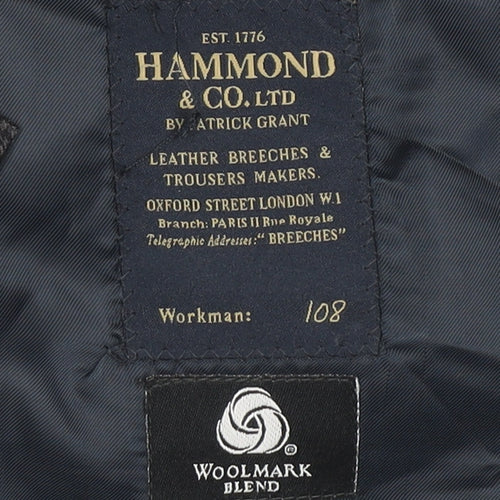 Hammond & Co. Men's Grey Blazer 38R Chest Single-Breasted
