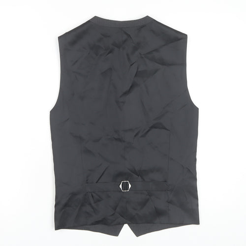 Next Men's Grey Waistcoat Size 34 Regular Fit