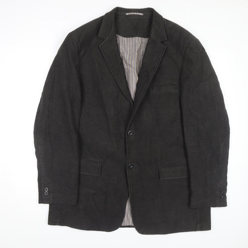 Daniel Grahame Men's Black Blazer 46 Regular
