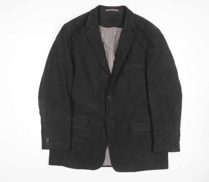 Daniel Grahame Men's Black Blazer 46 Regular