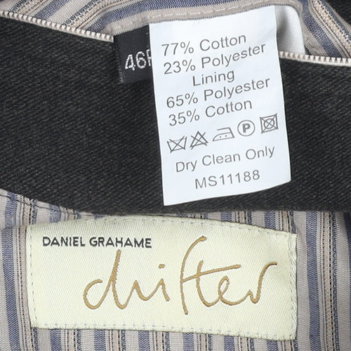 Daniel Grahame Men's Black Blazer 46 Regular