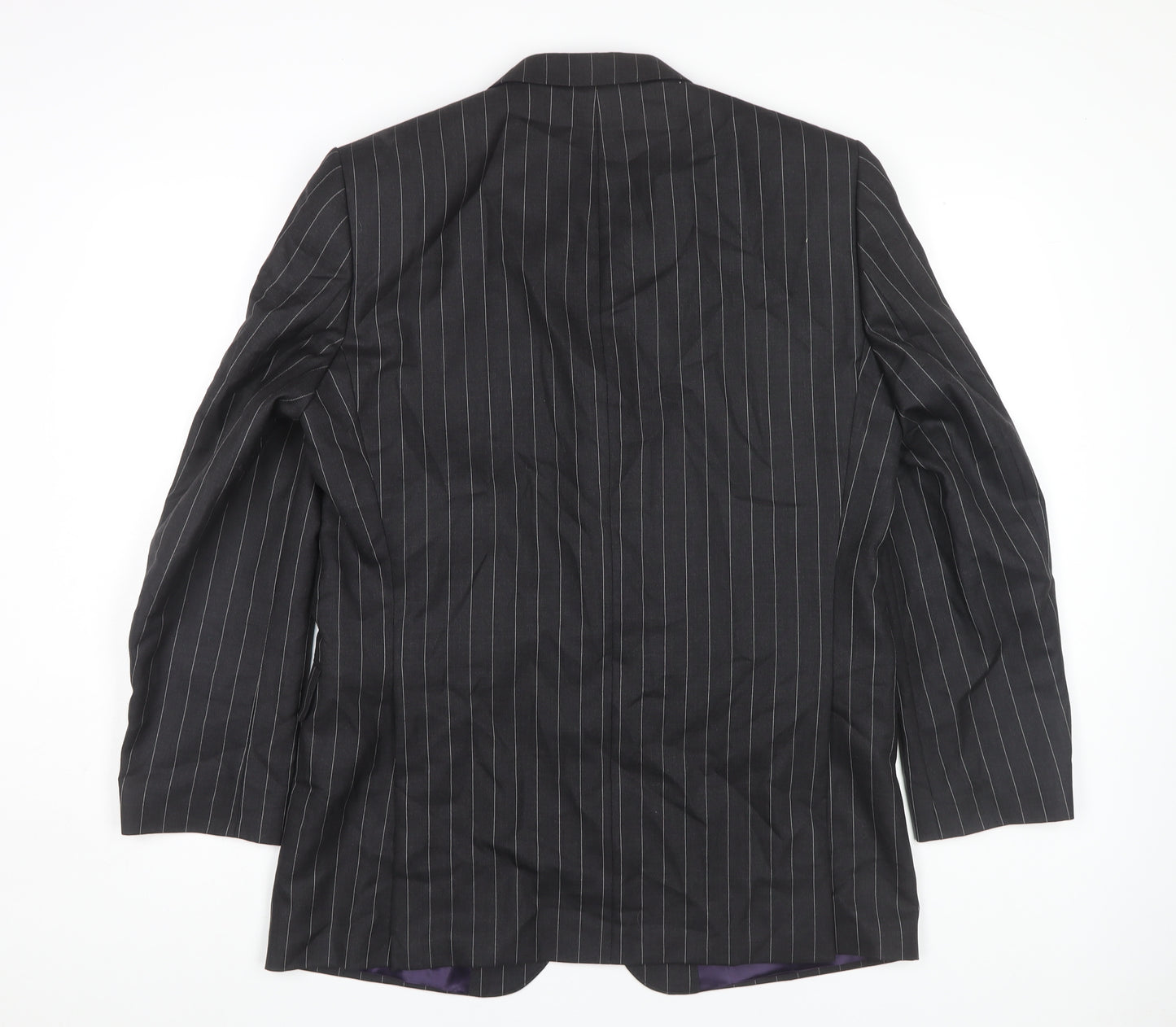 Paul Costelloe Men's Black Striped Blazer 40R