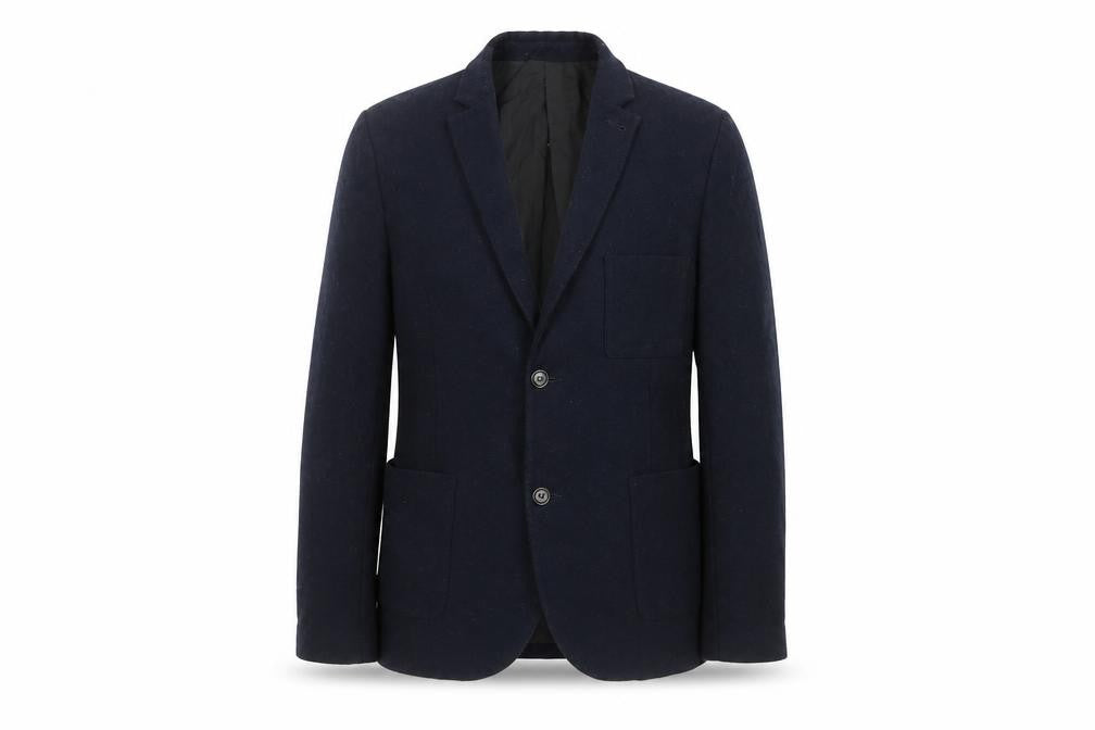 Topman Men's Navy Blue Blazer, Size 40, Business Casual