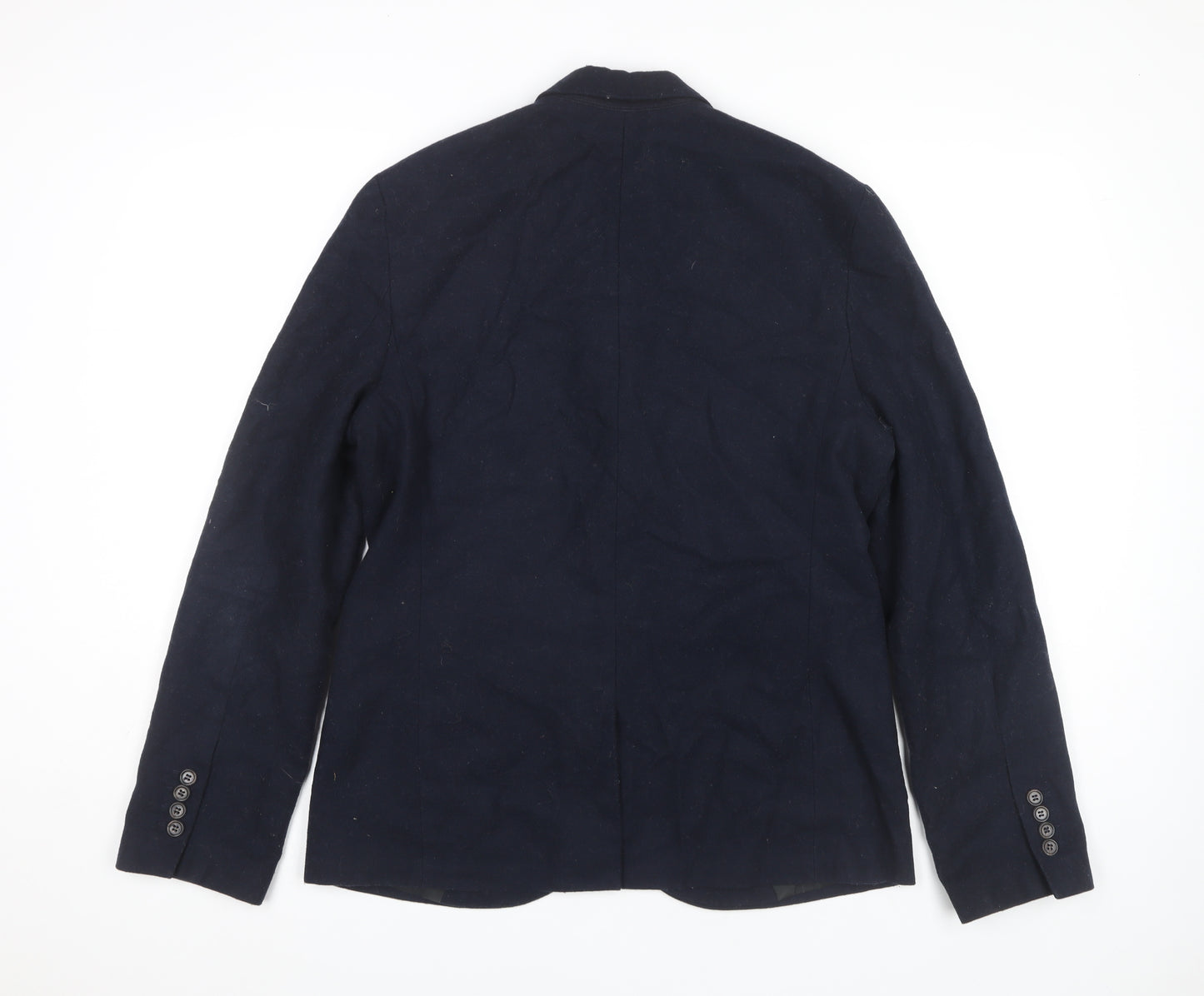 Topman Men's Navy Blue Blazer, Size 40, Business Casual