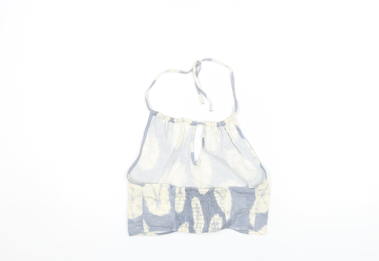 Pull&Bear Women's Blue Camisole Halter Tank Top M