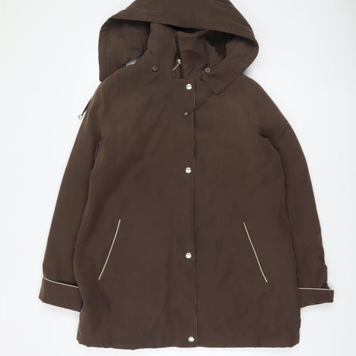 Bonmarché Women's Brown Anorak Jacket S Casual Autumn/Winter