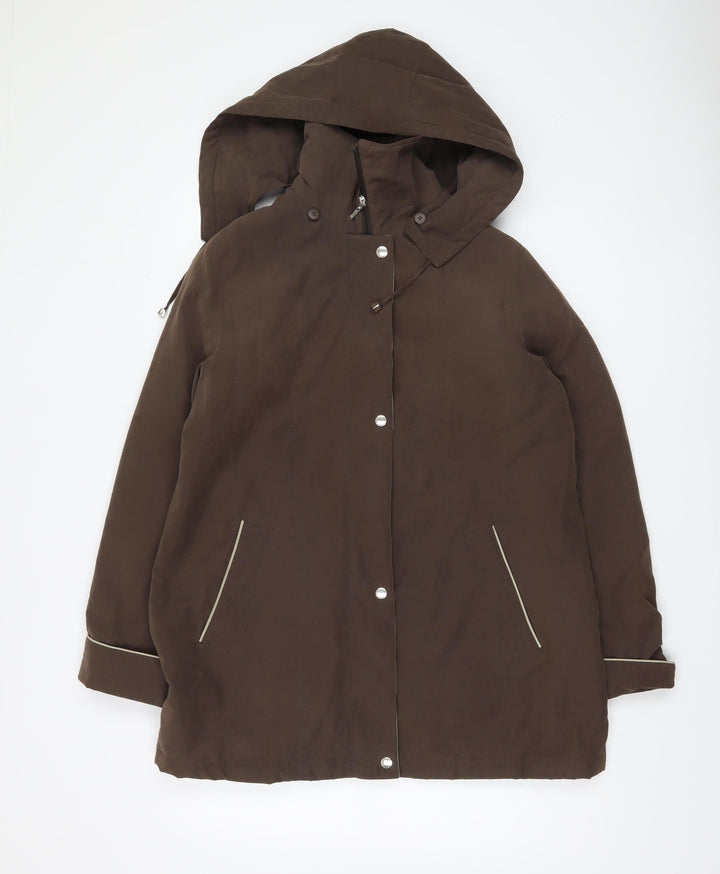 Bonmarché Women's Brown Anorak Jacket S Casual Autumn/Winter
