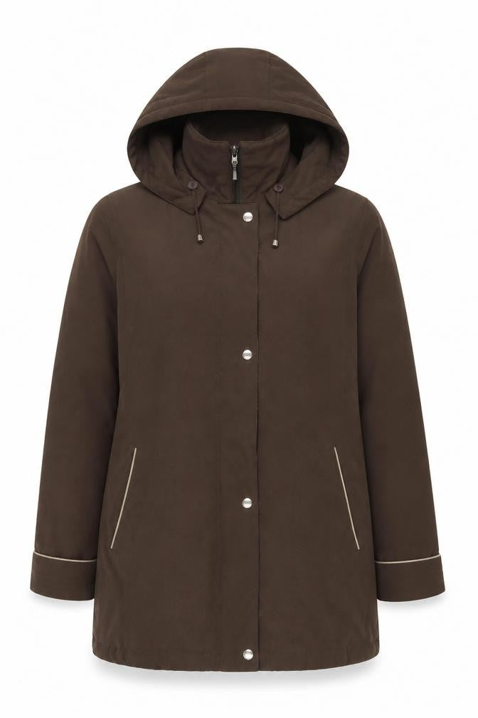Bonmarché Women's Brown Anorak Jacket S Casual Autumn/Winter