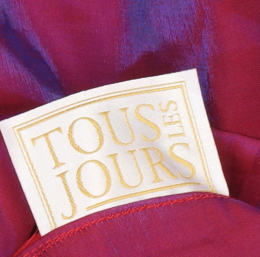 Tous Les Jours Women's Red Long Skirt, Size 12