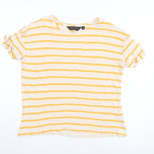 Dorothy Perkins Women's Multicoloured Striped Top Size 12