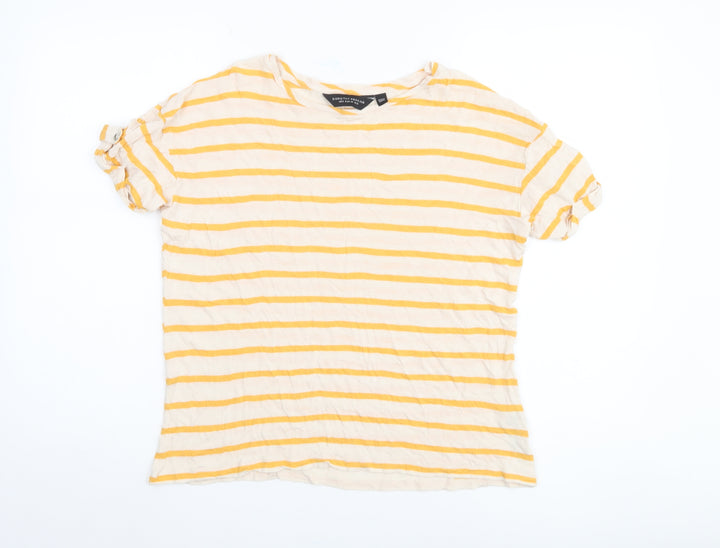 Dorothy Perkins Women's Multicoloured Striped Top Size 12