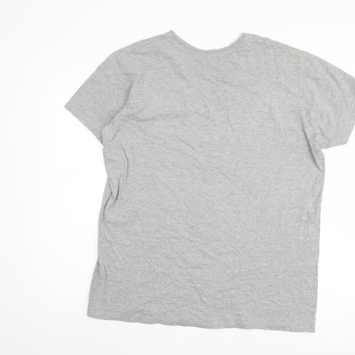 B&C Collection Men’s Grey XL Crew Neck T-Shirt