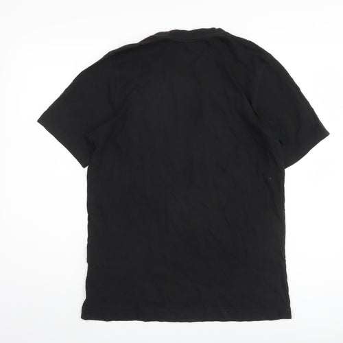 Adidas Men's Black Short Sleeve Cotton T-Shirt Size S