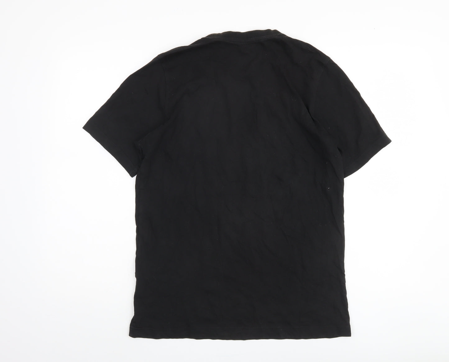 Adidas Men's Black Short Sleeve Cotton T-Shirt Size S