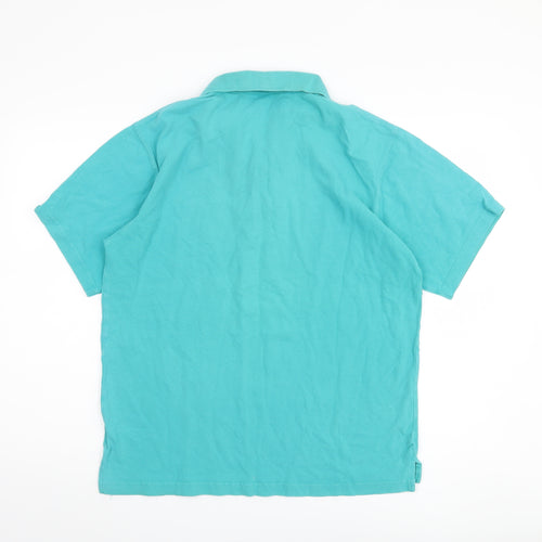 Cotton Traders Men's Blue Polo Shirt M
